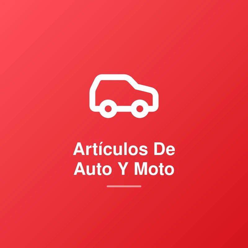 Artículos De Auto Y Moto