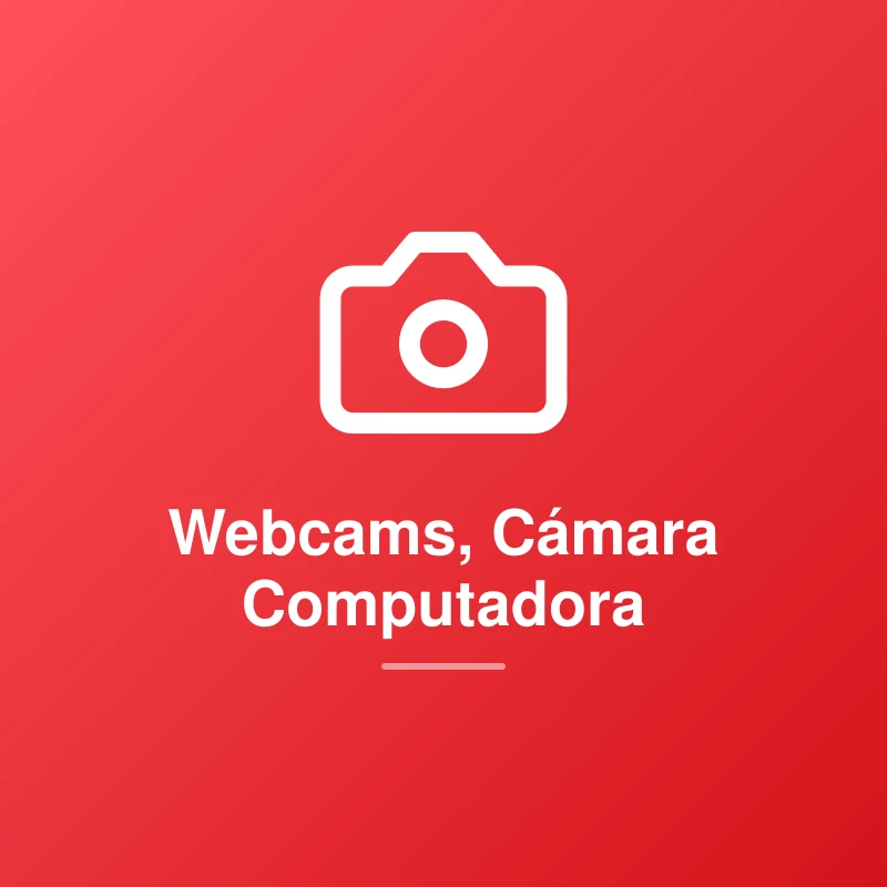 Webcams, Cámara Computadora