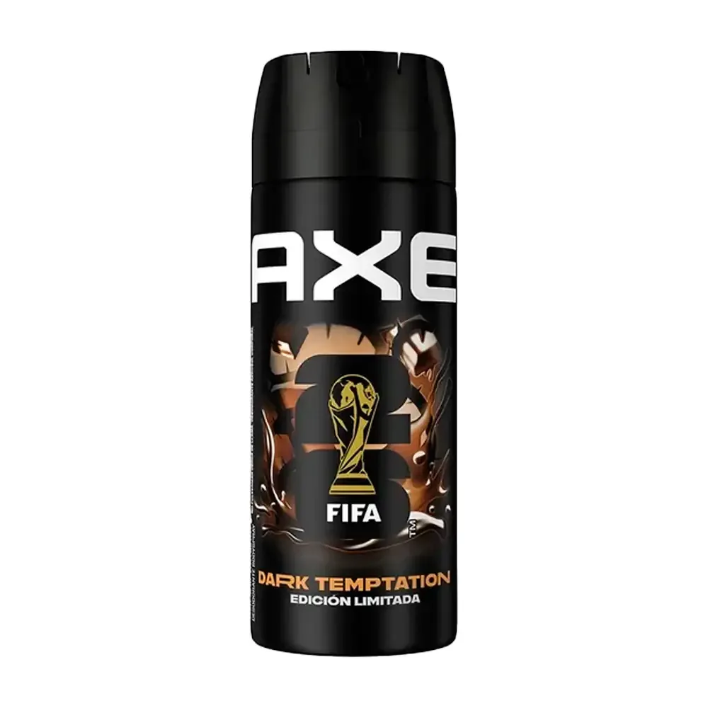 1pza Desodorante axe en aerosol, aroma dark temptation, 150ml