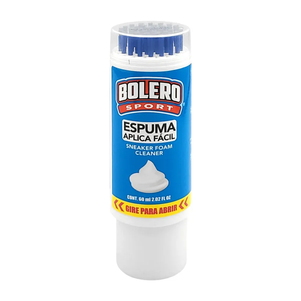 Espuma aplica fácil con sello de seguridad + cepillo ergonómico circular, 60 ml