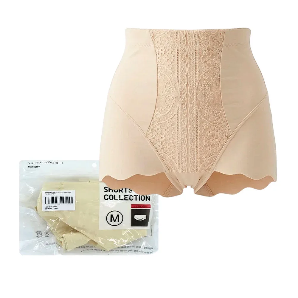 Faja calzón ropa interior hiphugger tipo trusa alta moldeadora levanta glúteos para mujer / shorts collection
