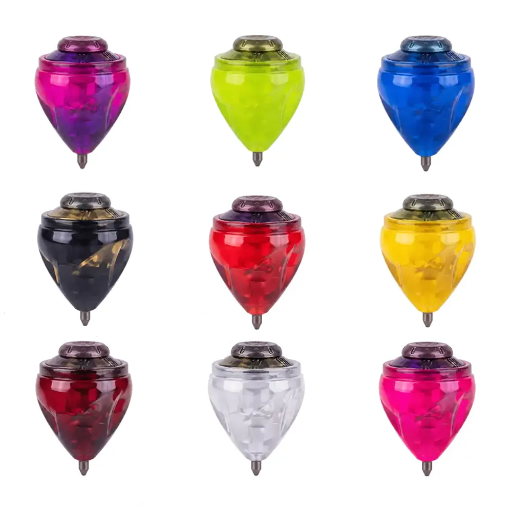 1pza Trompo cuper modelo king, transparentes, variedad de colores