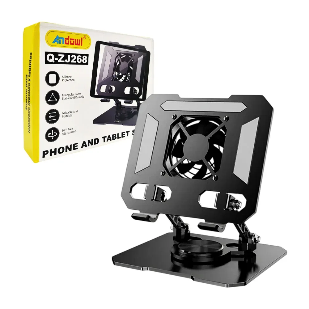 Soporte metálico para enfriar celulares y tablets, color surtido / q-zj268