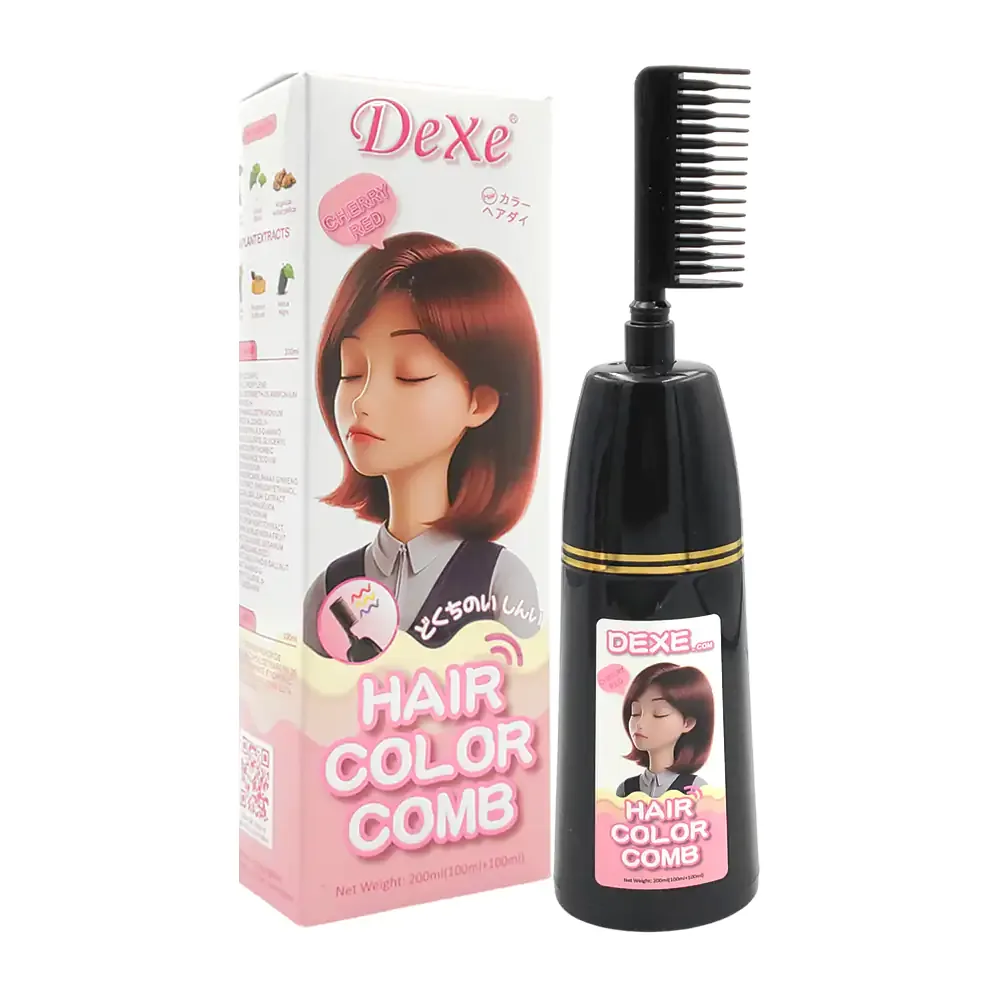 Tinte para el cabello, tono pelirrojo cereza, 200ml + accesorios / 314818