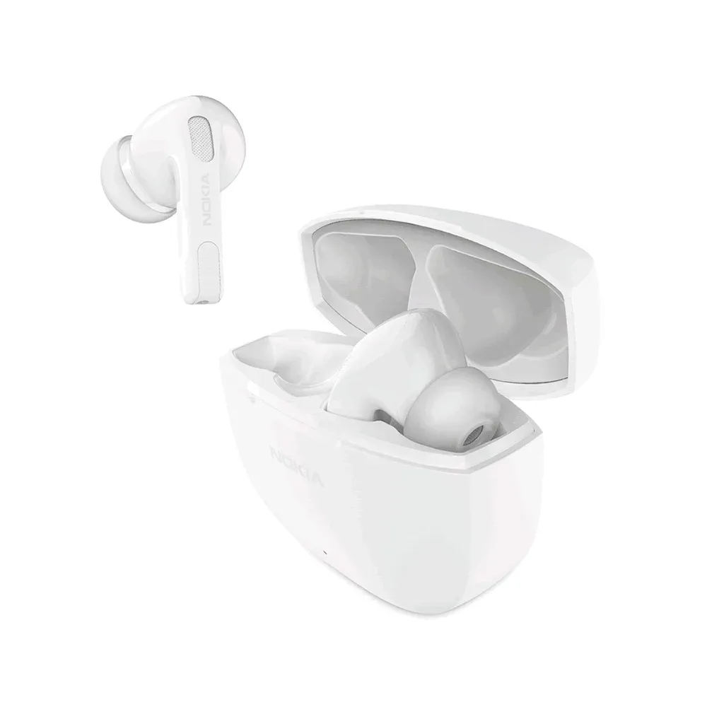 Audífonos inalámbricos nokia, con almohadillas de silicona y estuche de carga cuadrado / tws-201