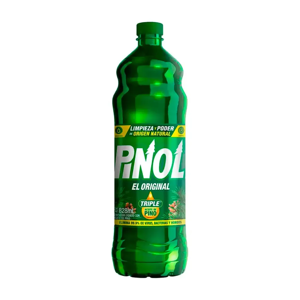 Limpiador pinol el original con aceite de pino, 828ml