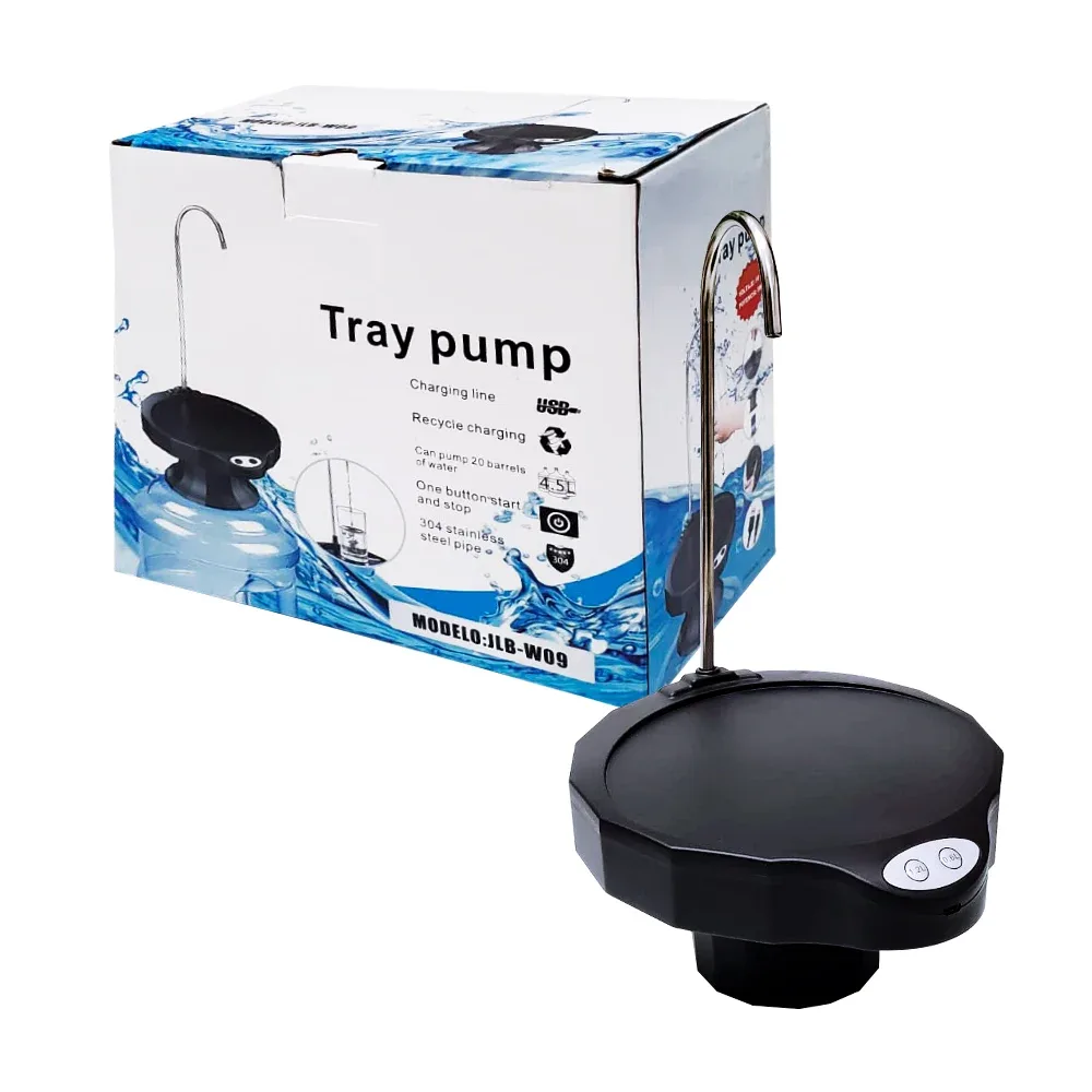 Dispensador de agua automático recargable con base para poner vaso / 81162
