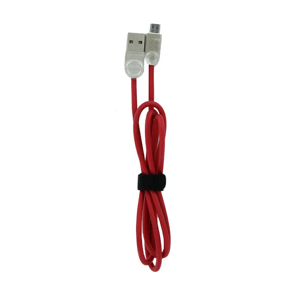 Cable mallado sencillo, salida a usb y entrada v8, variedad de colores / kp-v802