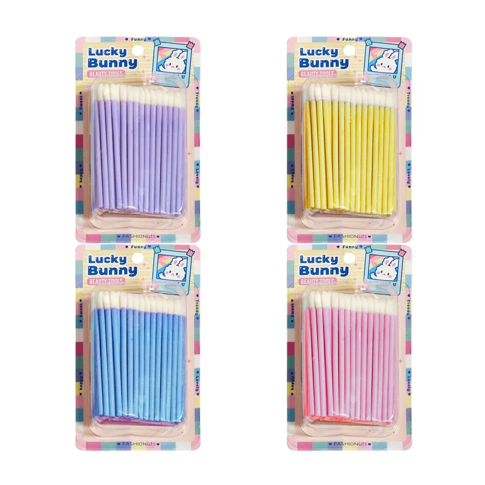 Paquete con micro cepillos aplicadores para cejas y/o pestañas, variedad