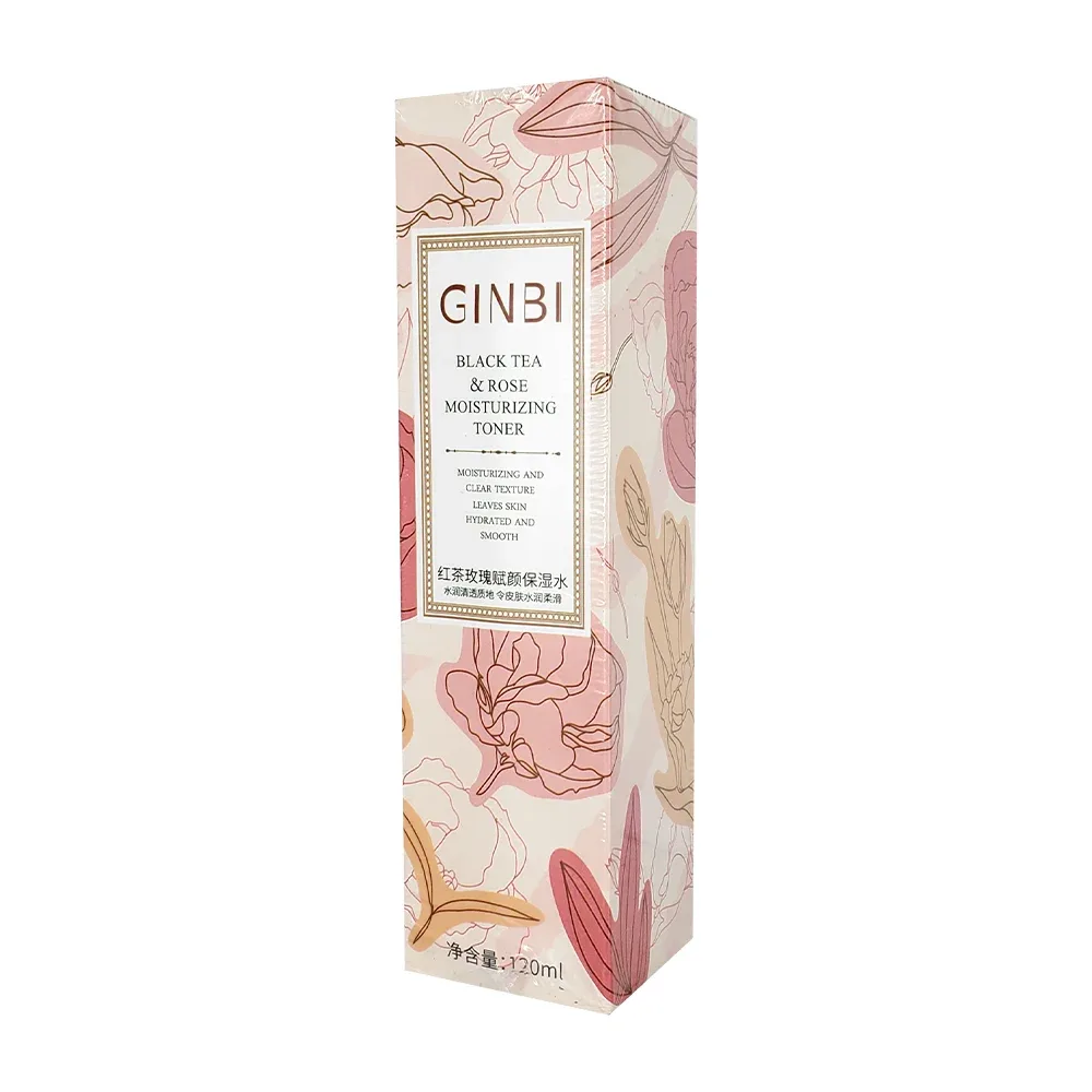 Tónico facial hidratante ginbi de té negro y extracto de rosas, 120ml / lfs0046
