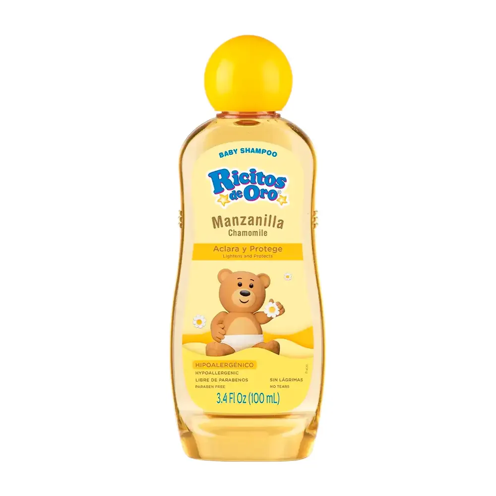 1pza shampoo ricitos de oro manzanilla hipoalergénico de 100ml / 103111