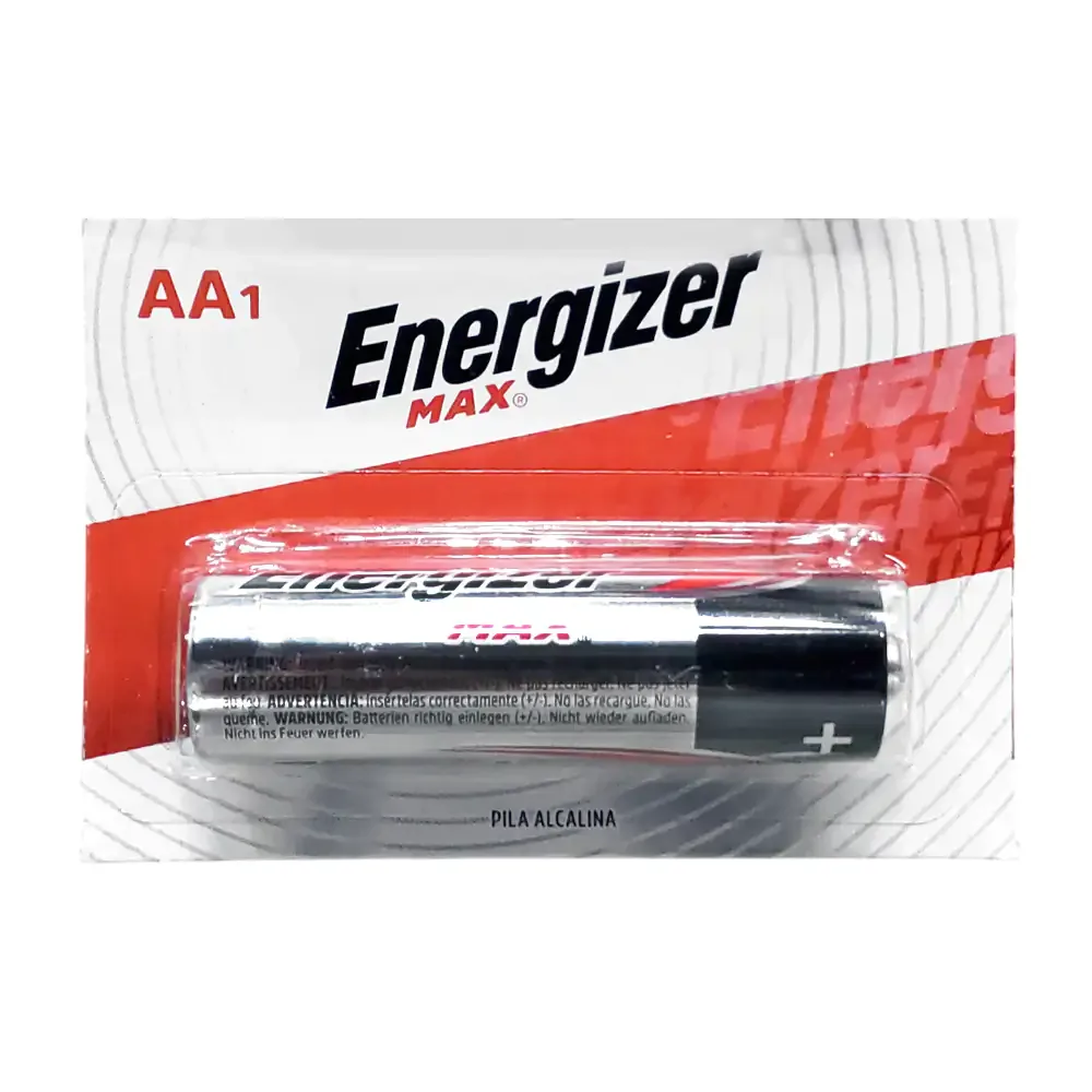 1pza pila alcalina energizer max doble a / pila - bateria aa / 2060474