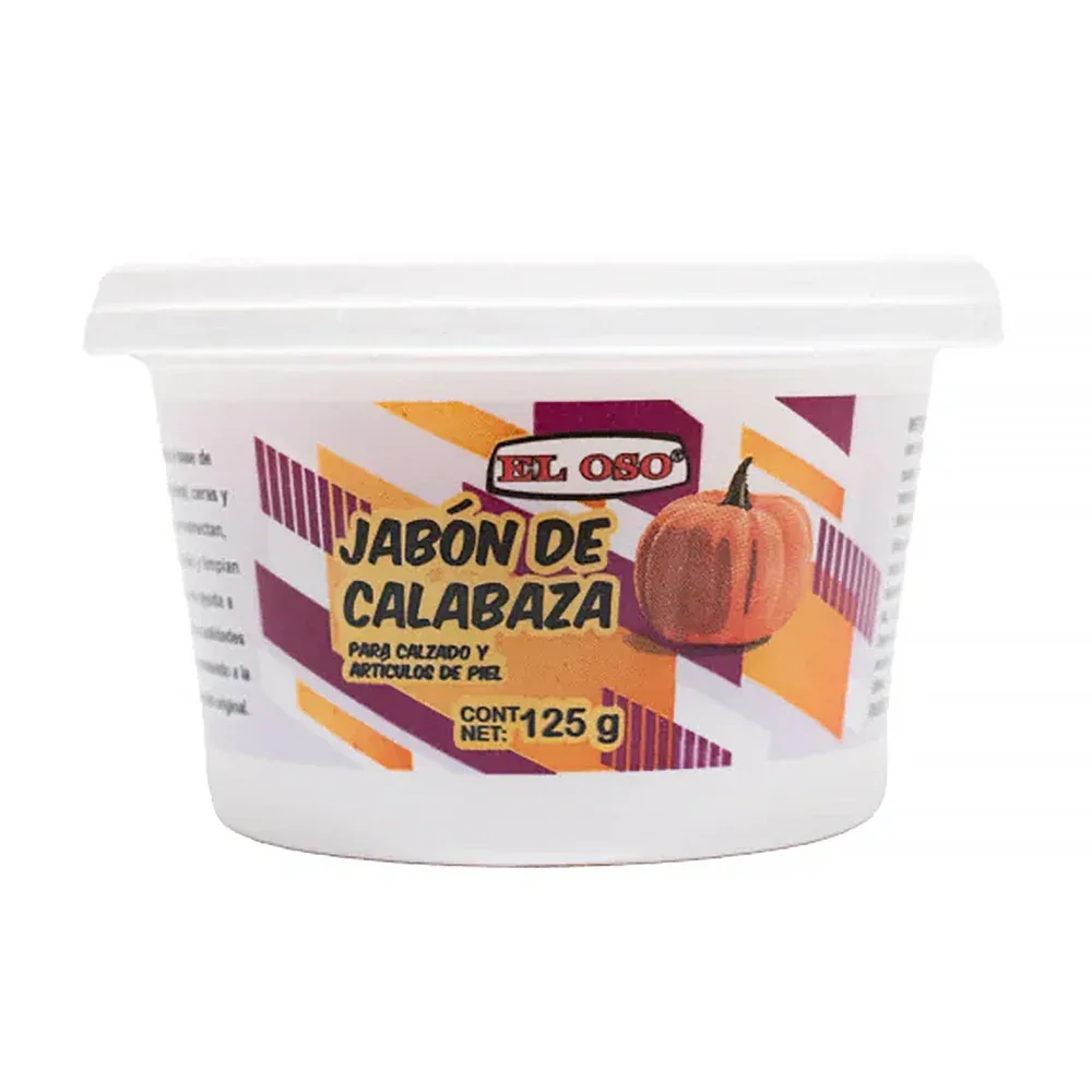 Jabón de calabaza el oso de 125gr / jabón calzado / 000941 / 8094a