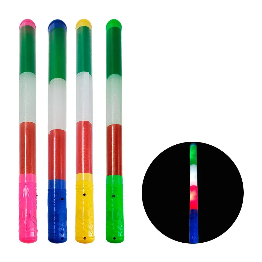 1pza Vara tricolor de 44cm y 3 modos de iluminación rgb, variedad de colores