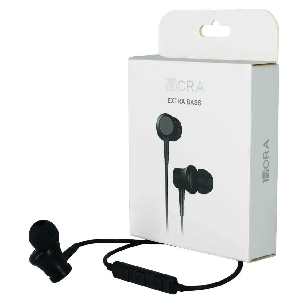 Audífonos manos libres alámbricos con entrada jack de 3.5 mm, control de volumen, llamadas y almohadillas de silicona / aut111