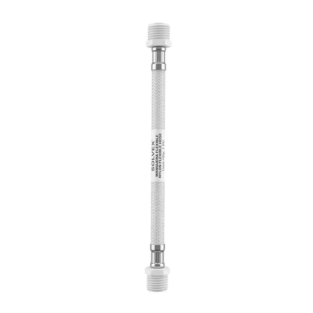 1pza manguera alimentadora trenzada metálica flexible, 35cm / sn-127835-1