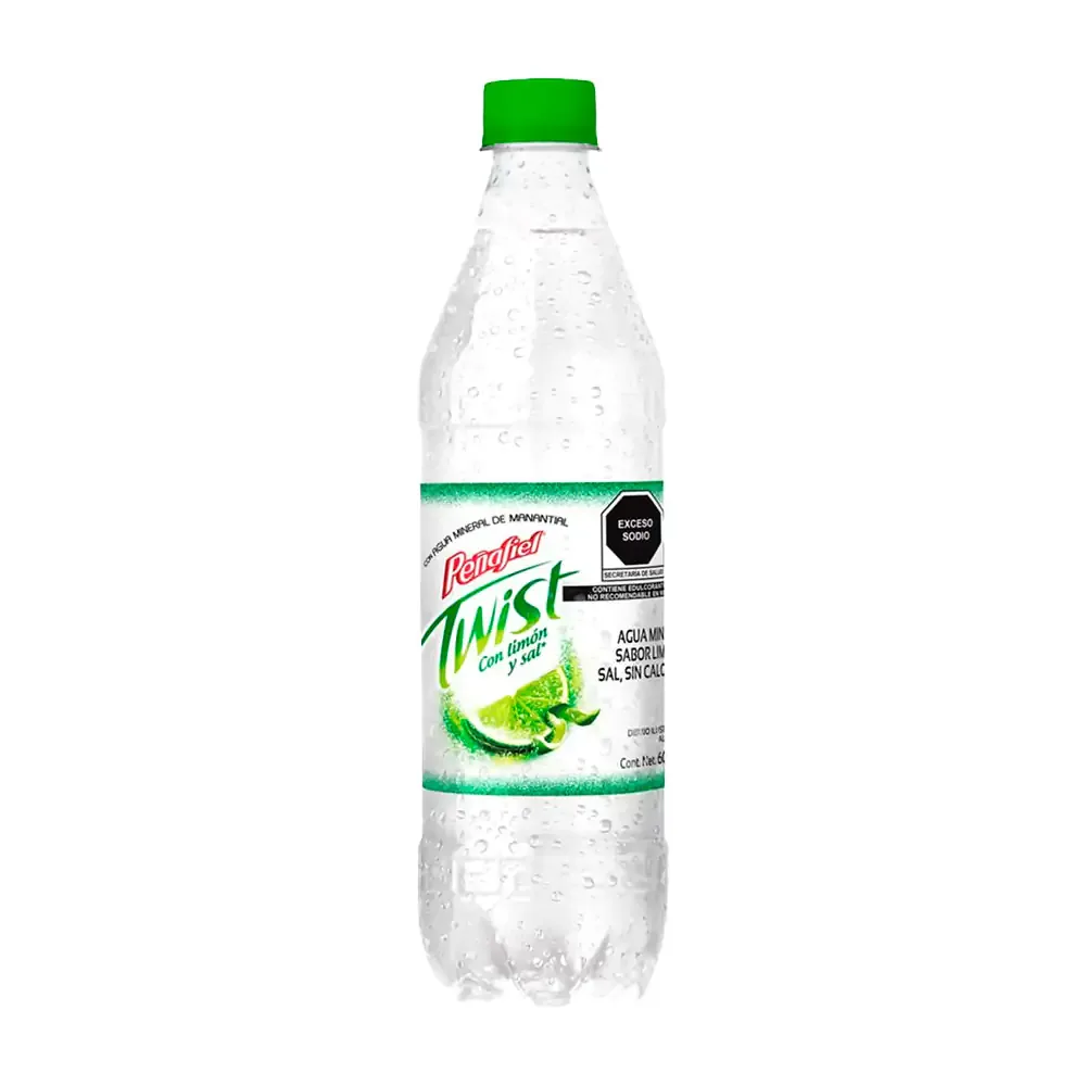 Agua mineral peñafiel twist limón y sal, 600ml / 831469