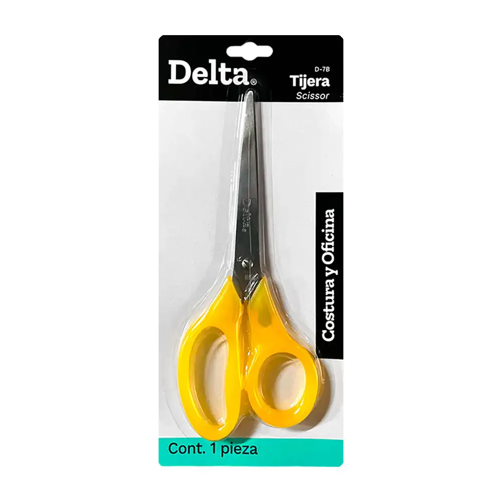 blíster con tijera delta de acero inoxidable, 7 pulgadas con mango de plástico, variedad