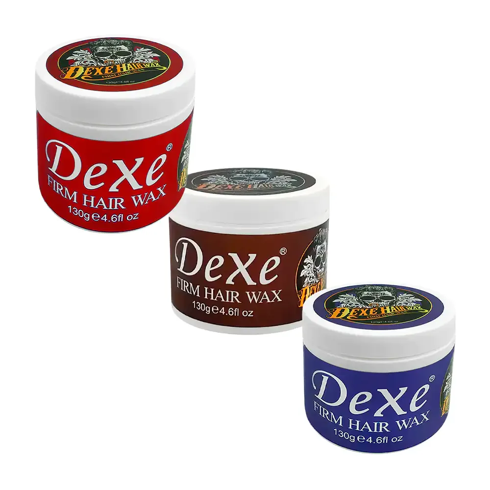 Bote de cera para el cabello, larga duración y extra firmeza, 130g, variedad