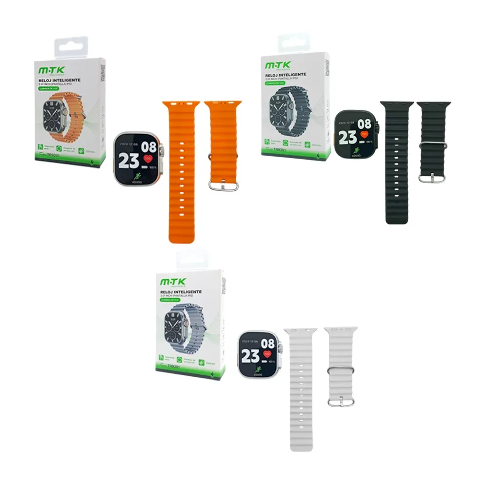 Reloj inteligente, manos libres, deportivo con medidor de frecuencia, variedad