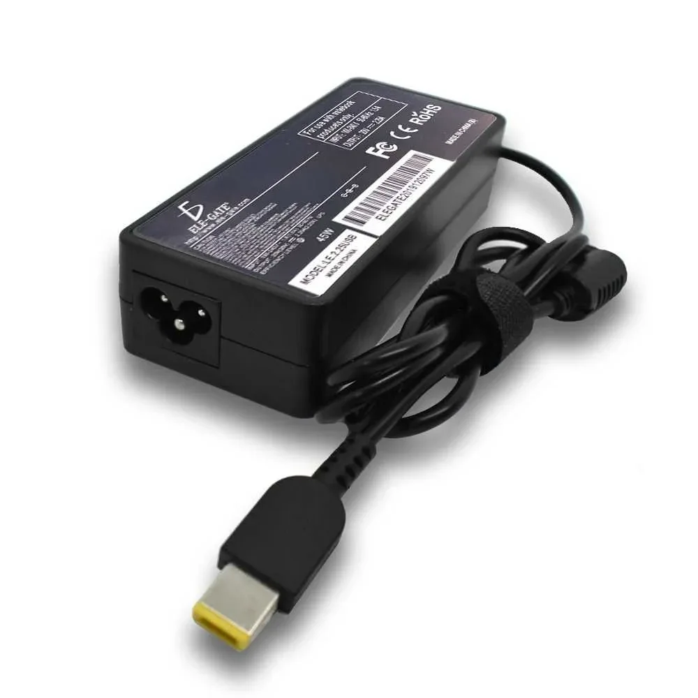 Cargador de punta cuadrada tipo usb para laptop, compatible con Lenovo thinkpad 45w / le.2.25.usb