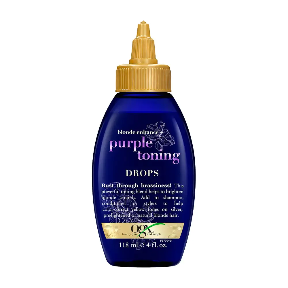 Gotas capilares ogx de 118ml para matizar decoloraciones