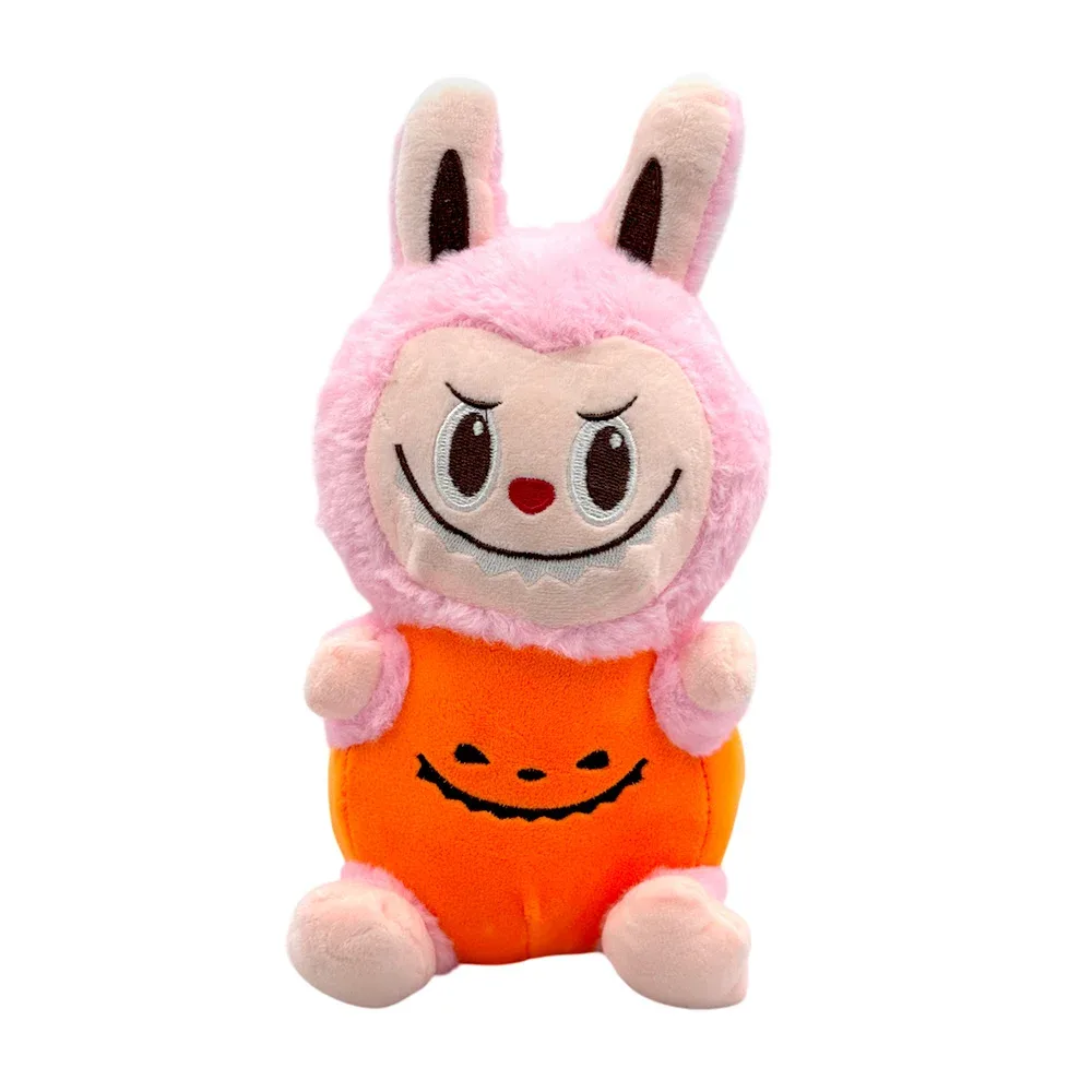 1pza peluche pequeño afelpado con forma de labubu con disfraz de halloween