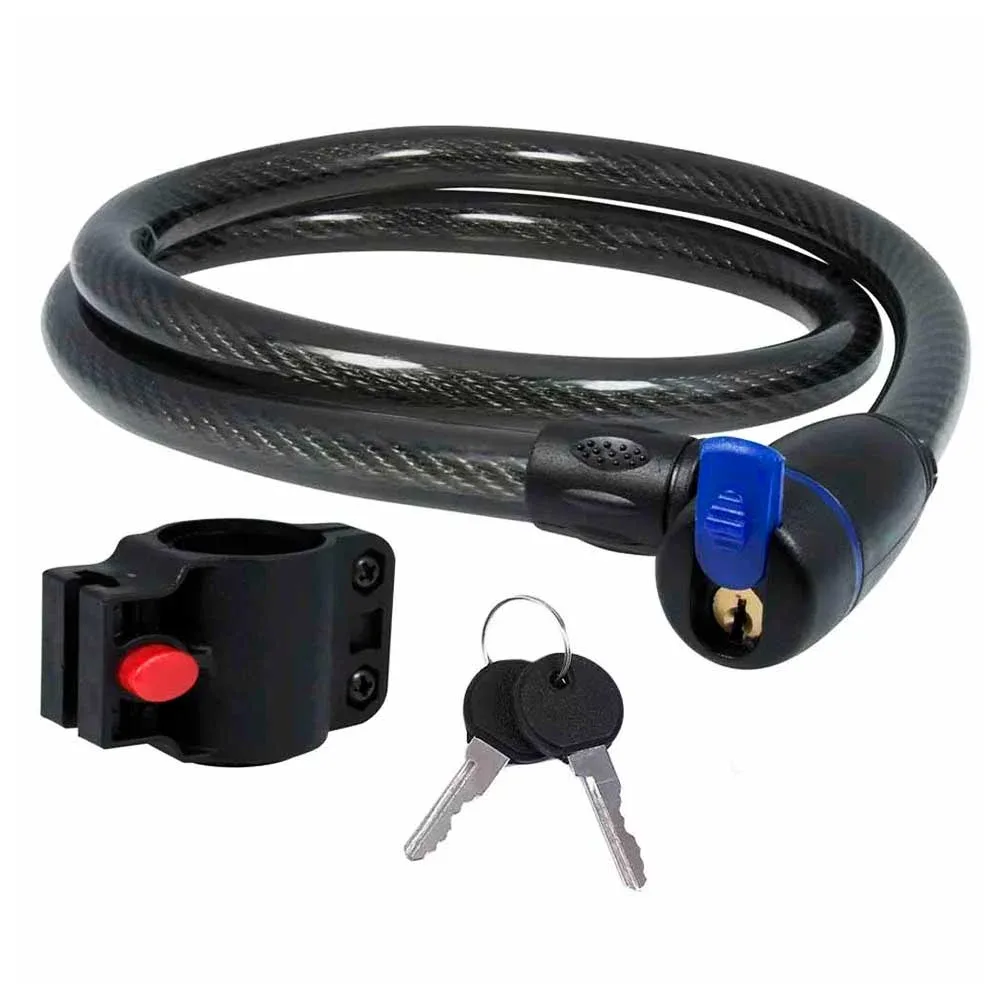 Candado con cadena para bicicleta + juego de 2 llaves / heng lian / cpb5737