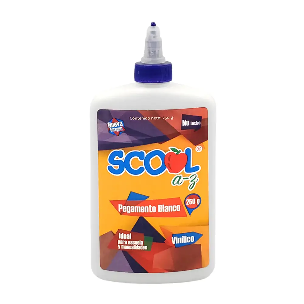 Pegamento resistol líquido blanco scool de 250g