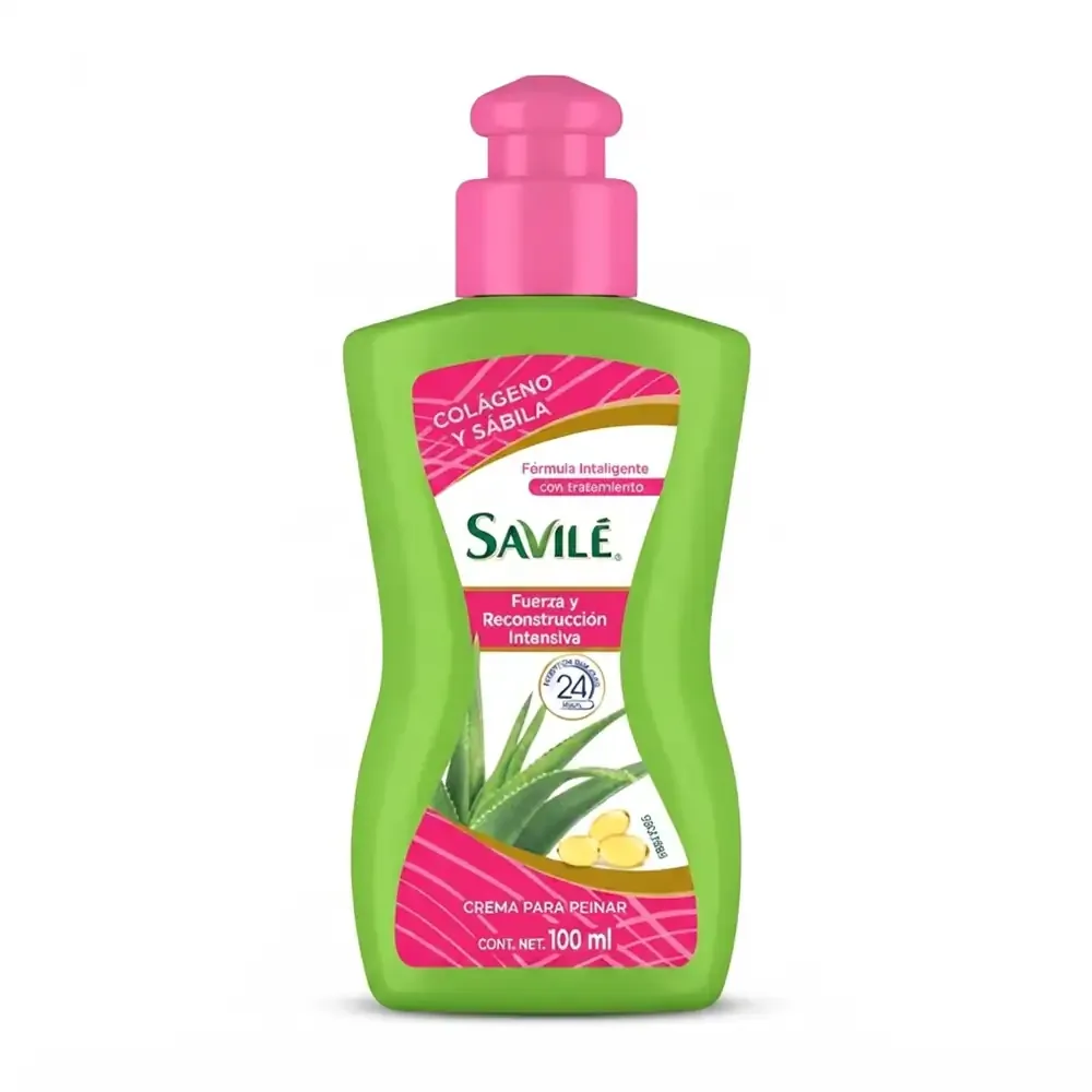 Crema para peinar savilé con colágeno y sábila, 100ml / 506175