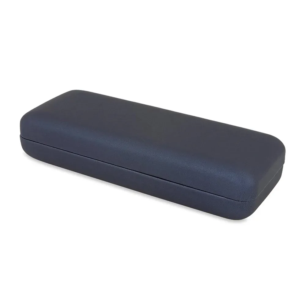 Estuche para lentes de piel sintética con interior aterciopelado, variedad de colores / t550