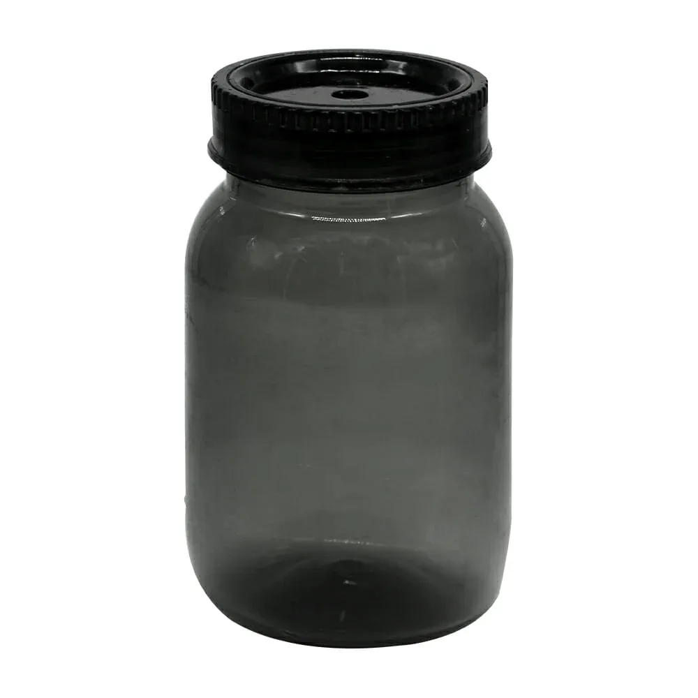 Mini botella en forma de cilindro con tapa de chupón / popote variedad de colores b4018 / R884