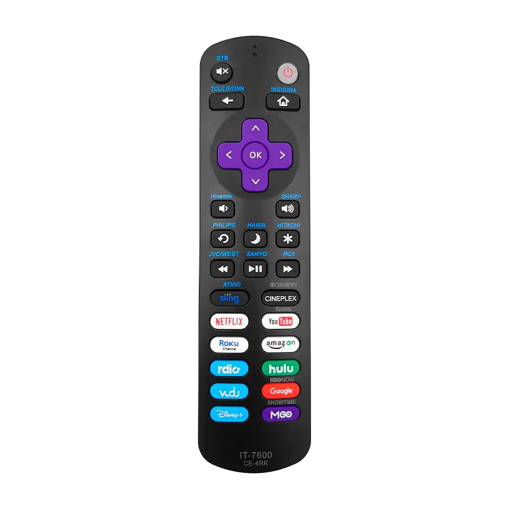 Control remoto universal compatible con smart tv y múltiples canales de stream / it-7600
