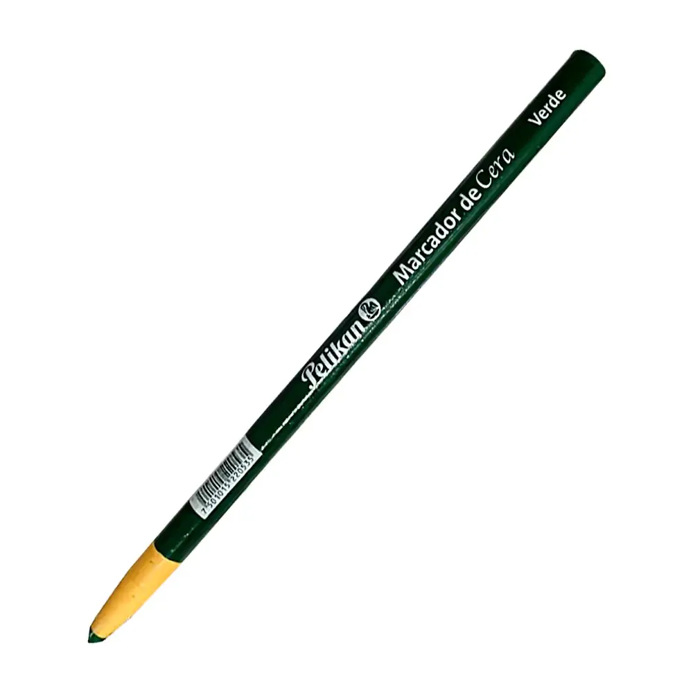 1pza lápiz de cera pelikan en color verde