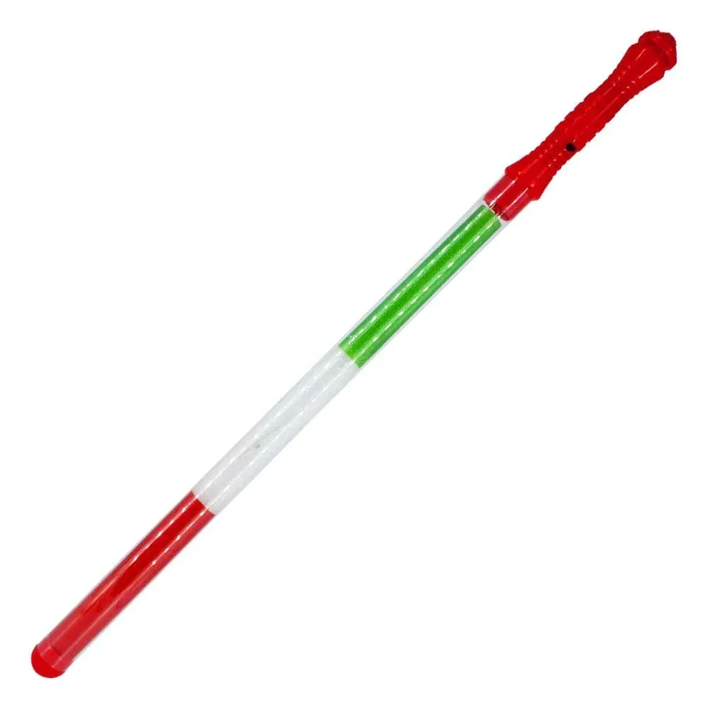 1pza Vara led tricolor verde, blanco y rojo 48cm, variedad de colores / g-05