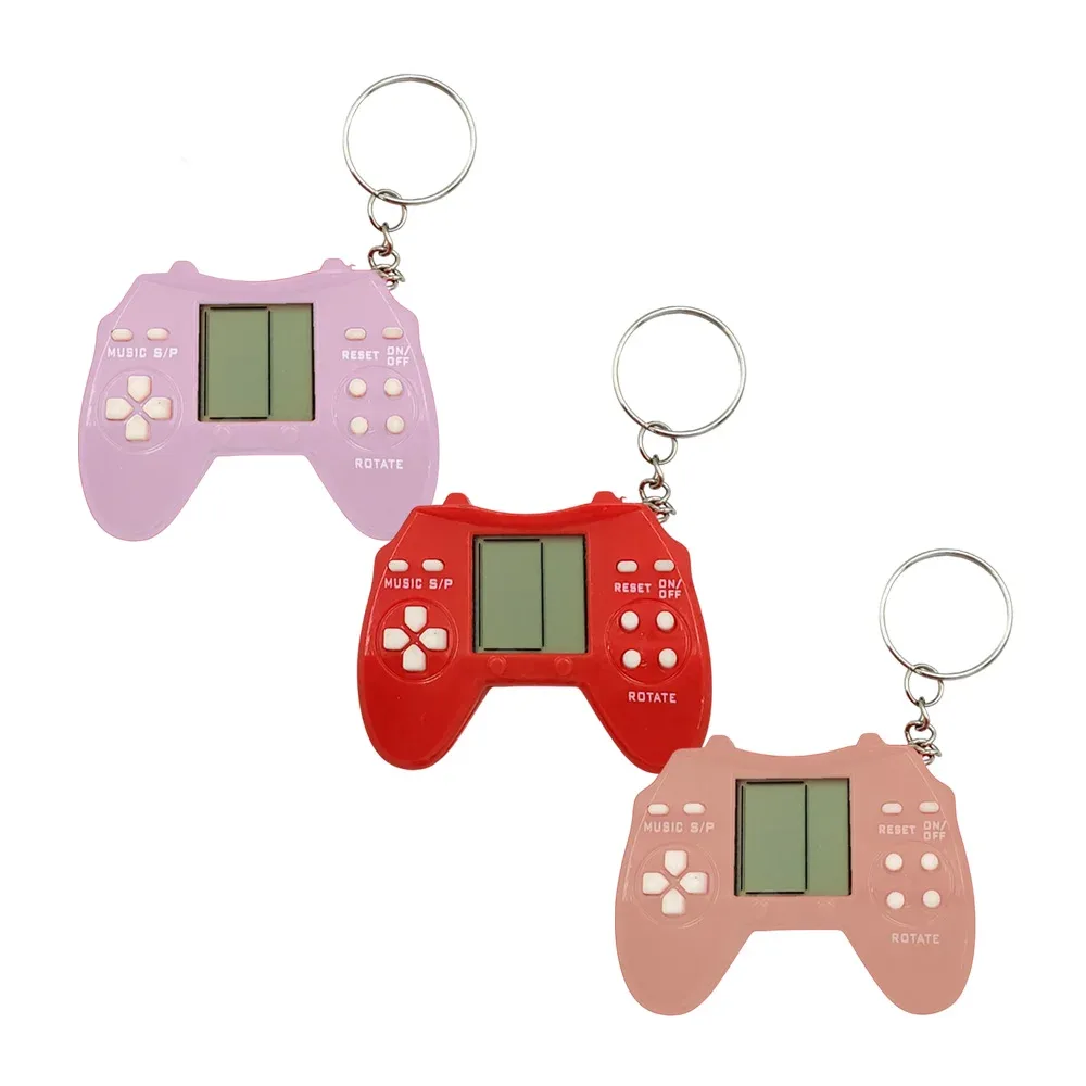 Llavero mini game consola mini gamepad con 27 juegos, variedad de colores / mini control de xbox en llavero / kl-078