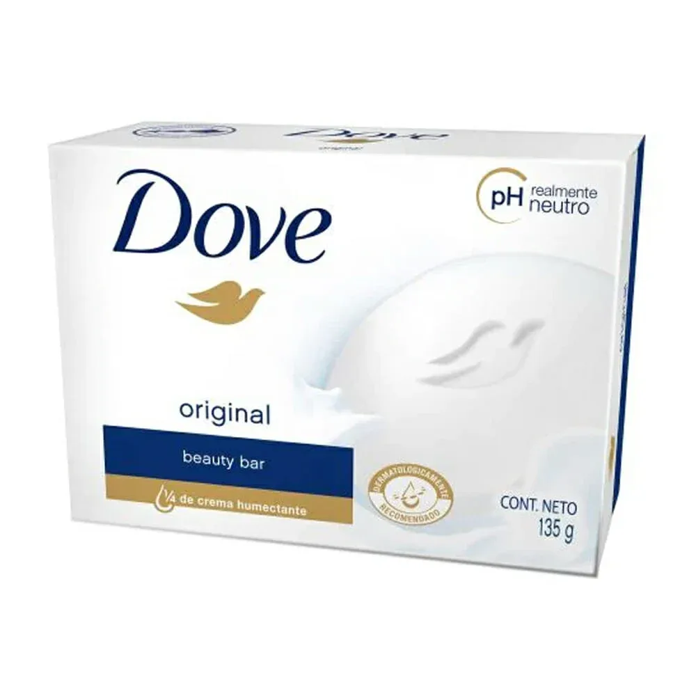 Barra de jabón dove, original neutro, 135g / 68199645 / 9013m