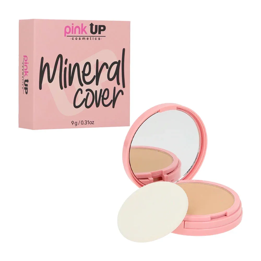 Base de maquillaje en polvo mineral pink up en tono sunny, 9g / pkm500