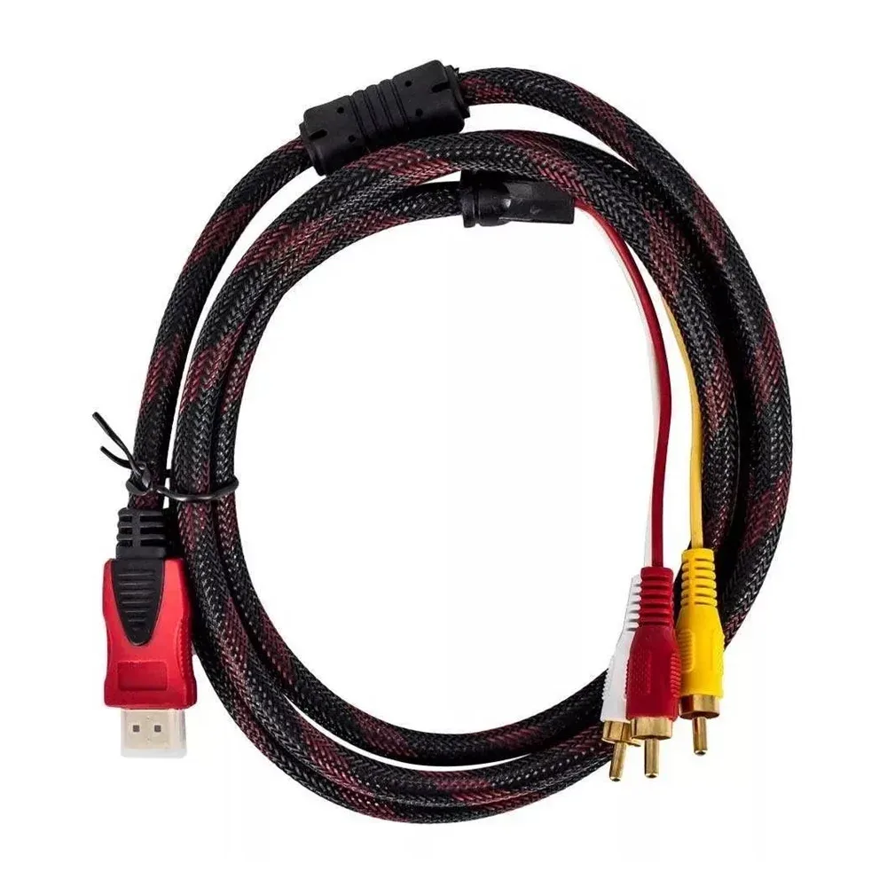 Cable hdmi con salida rca para audio y video 1.5m / hdtv cable