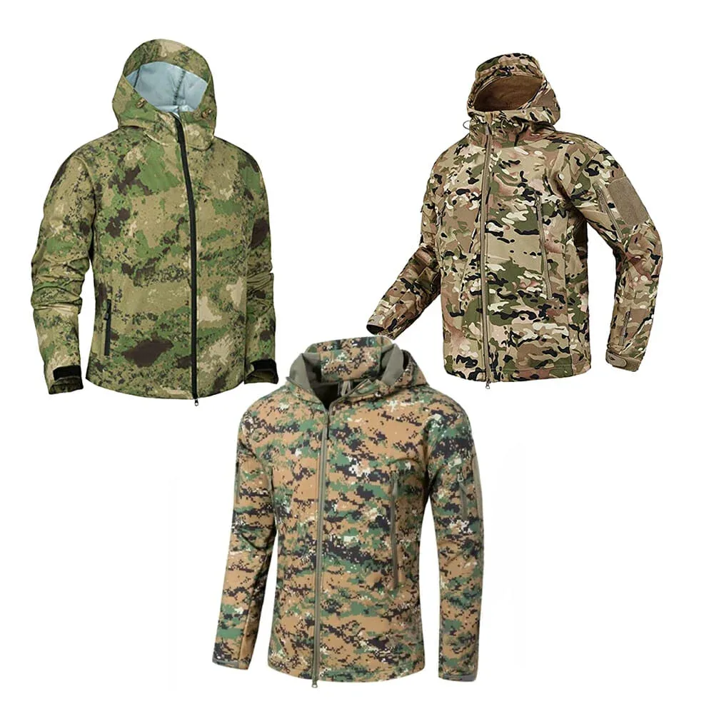 Chamarra táctica camuflaje militar, variedad de tallas y colores / 369-5 / r0X11 / 369-9 / 3699