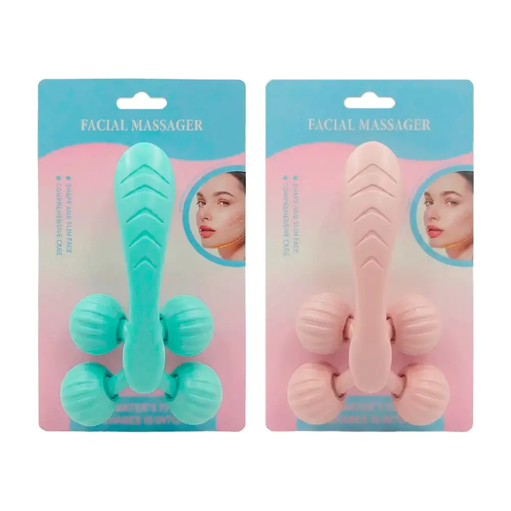 Masajeador manual rotativo para la cara, facial massager, variedad de colores