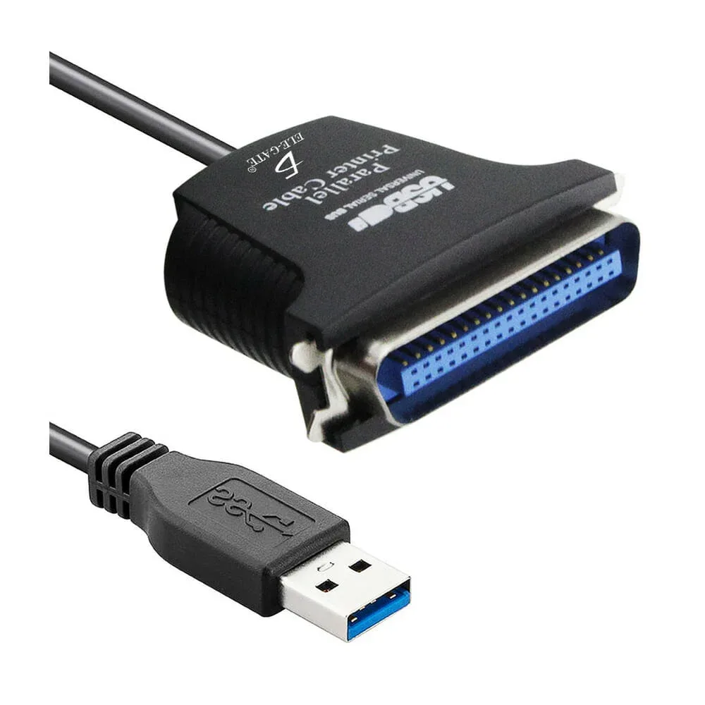 Adaptador USB para Impresora de Paralelo Modelo 1284 De 36 Pin Centronics