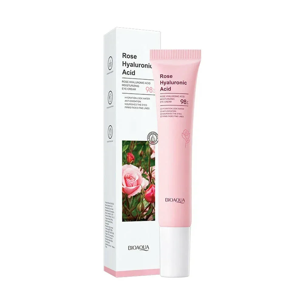 Crema antiojeras hidratante bioaqua de rosas con ácido hialurónico 20g / bqy60483