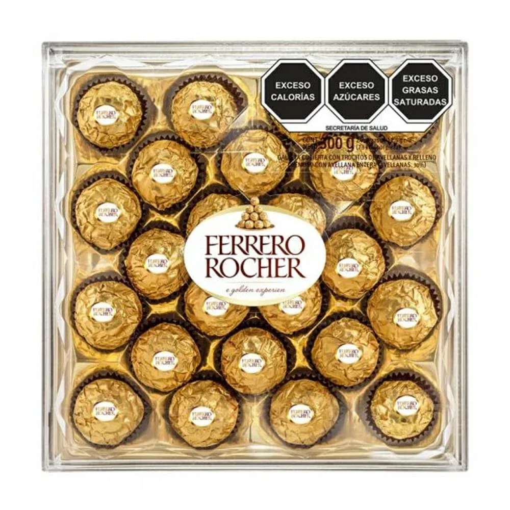 Caja de chocolates ferrero con 24pz / t24