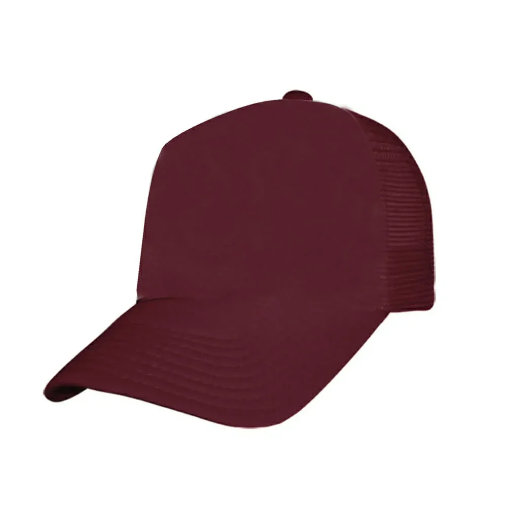 Gorra cachucha unisex lisa de esponja y malla para sublimar, variedad de colores