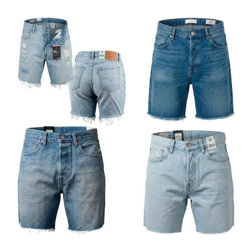 Short levis original tipo bermuda de mezclilla corte 501, variedad de modelos