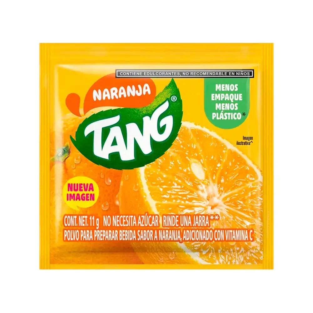 1pza Sobre de tang sabor naranja de 11g / 840999