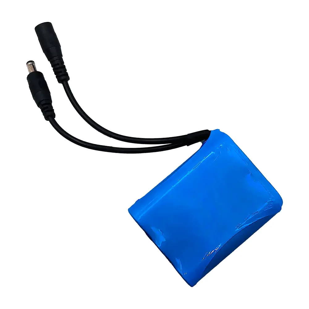 Batería gengxin recargable de 2000mah con entrada y salida dc, 12.6v