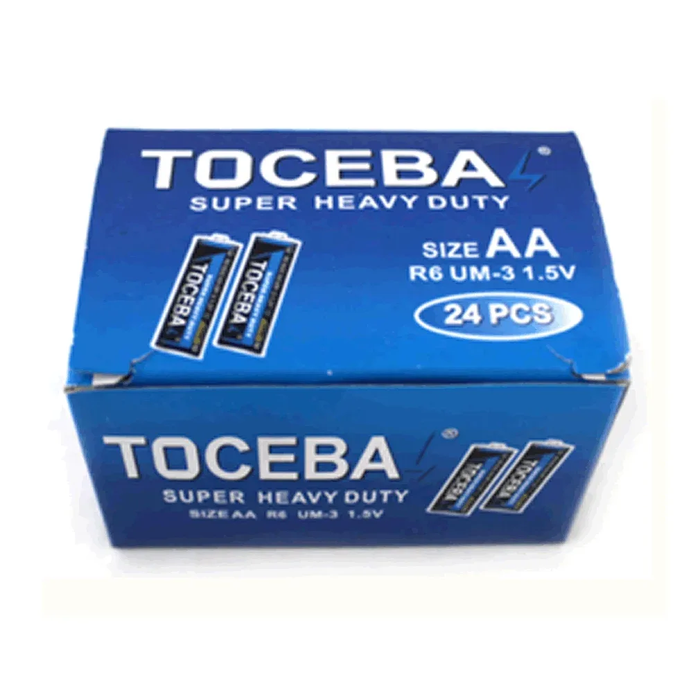 Caja con 24 pzas pilas aa tocebal  / ze-0009 / 850218