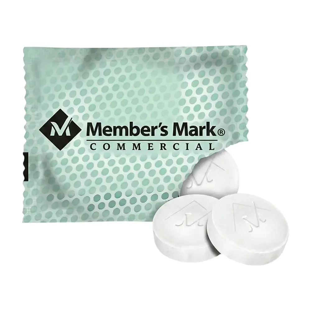 1pza Sobre con 2 pastillas members mark sabor menta y yerbabuena / mentas.m